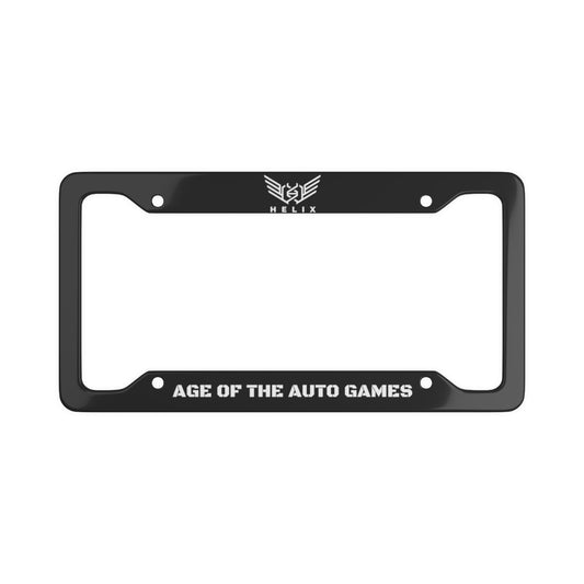 Age Of The Auto Games License Plate Frame: Helix Logo